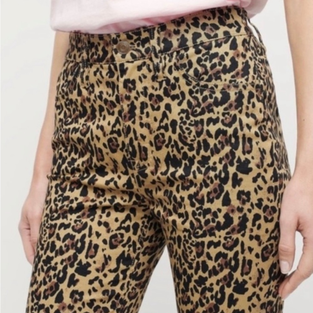 J. Crew Leopard Kick Out Crop Pant!  Size 27.